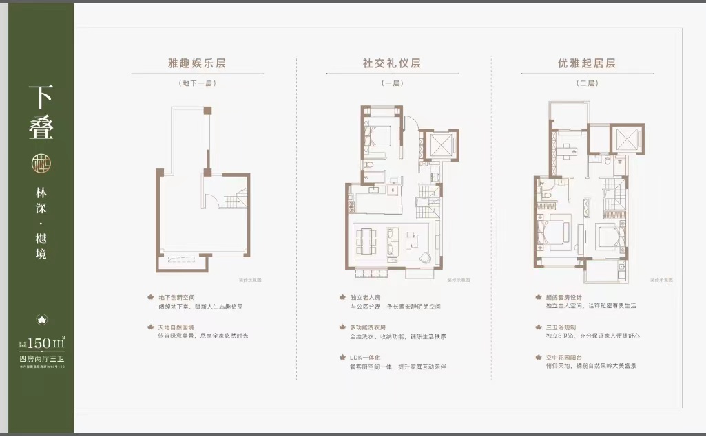 大华梧桐樾户型,F户型